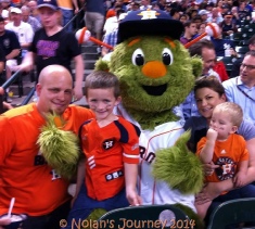 Nolan at the Astros game